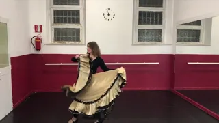 Russian Gypsy Dance Classes. Gypsy sirtaki and back lunges. LEsson N 5