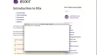 elixir programming tutorial 3 - mix new cards