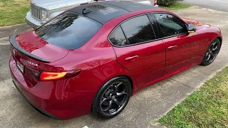 Alfa Romeo Giulia Madness Monza exhaust cold start