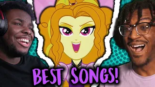 I MADE MY FRIEND REACT TO THE BEST EQUESTRIA GIRLS SONGS!