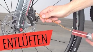 Shimano Scheibenbremse entlüften/auffüllen (Hydraulik) - einfach & schnell - Fahrrad.org