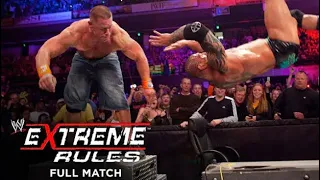 FULL MATCH - John Cena vs. Batista - WWE Title Last Man Standing Match: WWE Extreme Rules 2010