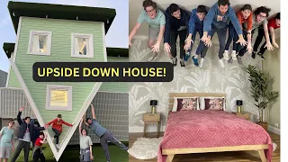 UPSIDE DOWN HOUSE | SURPRISING THE KIDS WITH A NIGHT AWAY IN THE CITY