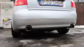 audi a4 2 7biturbo dual exhaust by inochi motorsport