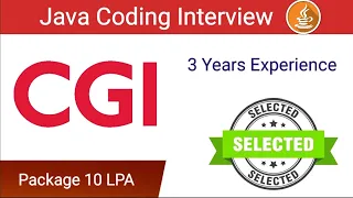 Java Developer Interview | CGI Java Coding Interview | Java interview Questions and Answers