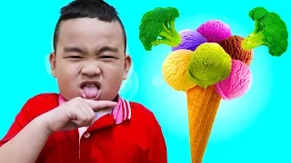 Do You Like Broccoli Ice Cream? | Lyndon Sings Nursery Rhymes Song for Kids