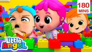 How to have Fun with Toys | 3 Hours of Healthy Habits Little Angel Nursery Rhymes for the family