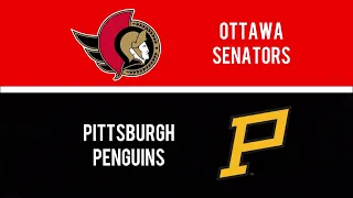 Ottawa Senators @ Pittsburgh Penguins (1-20-23) Game Highlights