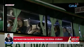 Sitwasyon sa bus terminal sa Edsa-Cubao | UB