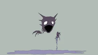 Gastly Haunter Gengar - Ghost Pokemon Evolution Animation 1