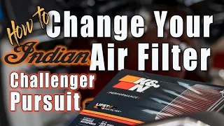 Indian Challenger & Pursuit - How to remove fuel tank, change air filter and adjust handlebars