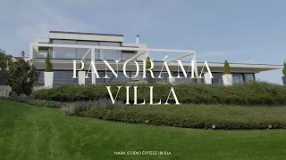 Panoráma villa a Széchenyi-hegyen, garázs nappalival