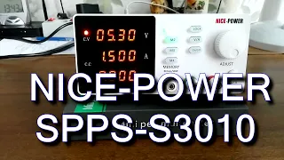 Лабораторный блок питания NICE POWER SPPS-S3010