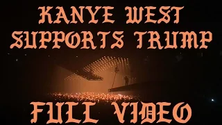 KANYE WEST SUPPORTS TRUMP [FULL VIDEO] 11/17/2016