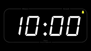 10 MINUET - TIMER & ALARM - Full HD - COUNTDOWN