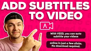How to Add Subtitles to Video - Quick & Easy