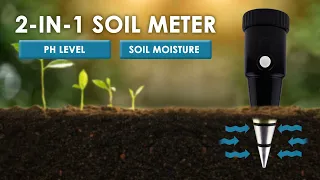 ZD-05 Waterproof 2in1 Dual Soil pH Level Moisture Meter