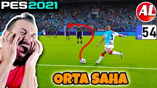 ORTA SAHADAN ÖLÜ YAPRAK VURUŞU! DİREKLER FUTBOLDAN KALDIRILSIN! |  PES 2021 ANALİG #54