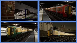 Train Sim World 2 - London Commuter trainspotting - Evening Trains at London Victoria