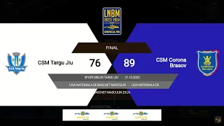 LNBM Getica 95 2023-2024: CSM Târgu Jiu - CSM Corona Brașov