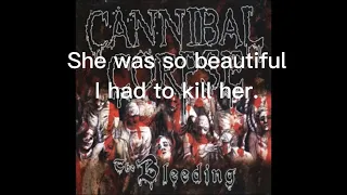 (Lyrics) Cannibal Corpse- Stripped, Raped And Strangled