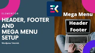 Mega Menu, Header and Footer Setup with ElementsKit Plugin for both Elementor Free and Pro