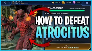 Injustice 2 Mobile | How to Defeat Boss Atrocitus | Dark Nights | Heroic 5 Tier 5