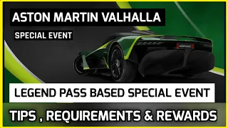 Asphalt 9 | Aston Martin VALHALLA Concept Car | Special Event Requirements, Conditions, Rewards |