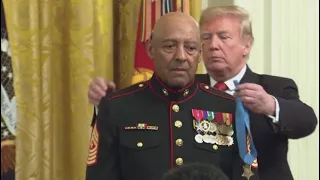 Retired Marine receives Medal of Honor for Vietnam actions