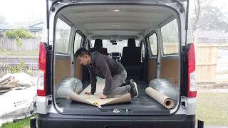 Van Fit Out - Using Templates To Get A Perfect Plywood Floor