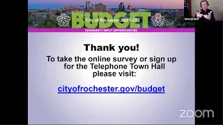 Budget Citizen Virtual Input Session