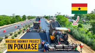 Ghana's New 10 Lane Pokuase To Nsawam Road Project Is Progressing Rapidly