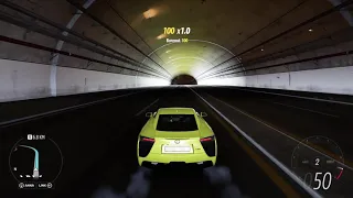 Lexus LFA tunnel run - FH5