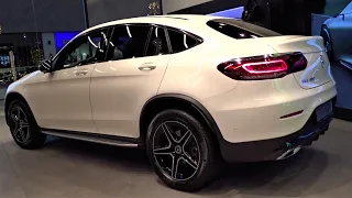 2022 Mercedes GLC 300 4MATIC Coupe - Interior, Exterior, Walkaround - Silver Star Bulgaria