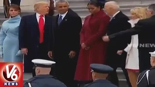 Obama Leaves White House After Trump Sworn In As US President | V6 News