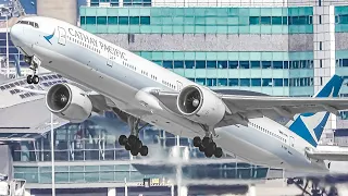 ✈️ 150 AWESOME TAKEOFFS FROM ABOVE | Hong Kong Airport Plane Spotting [HKG/VHHH]