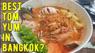 #1 Tom Yum Noodles in Bangkok on Phetchaburi Soi 5 - Street Food Scene of Bangkok Episode 2