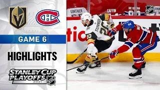 Semifinals, Gm 6: Golden Knights @ Canadiens 6/24/21 | NHL Highlights