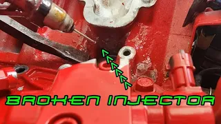 Volvo Penta Fuel Injector VS Saltwater #Broken #Stuck #Episode179