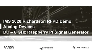 DC - 6 GHz Raspberry Pi Signal Generator