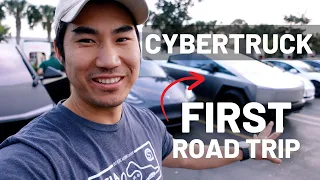 Cybertruck Delivery Day! Let The Road Trip Begin - TESBROS