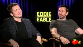 Eddie the Eagle Interview: Hugh Jackman and Taron Egerton