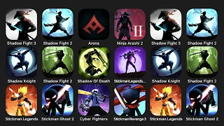 Shadow Fight 3, Shadow Fight 2, Shadow Arena, Ninja Arashi 2, Shadow Knight, Shadow Fight 2....