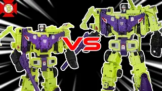 TRANSFORMERS Combiner Wars DEVASTATOR Vs Undersized Knock Off