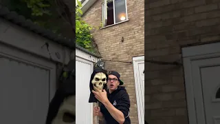 Scary Mask at window Prank #prank #shorts #scary