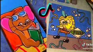 People Painting Things on TikTok for 7 Minutes Straight Part 32 | Tik Tok Art