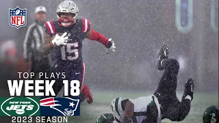 New England Patriots Top Plays vs. New York Jets | 2023 Regular Season Week 18