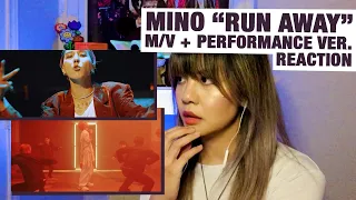 OG KPOP STAN/RETIRED DANCER reacts to MINO "Run Away" M/V (Original + Performance version)!