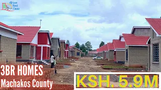 Touring THE NEWEST BUNGALOWS - Machakos County - Gated Estate with a STYLE