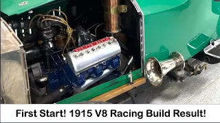 First Start after Rebuilding a 1915 V8! 1913 Design Ferro/Scripps Racing Engine Part 3 w Alan Travis